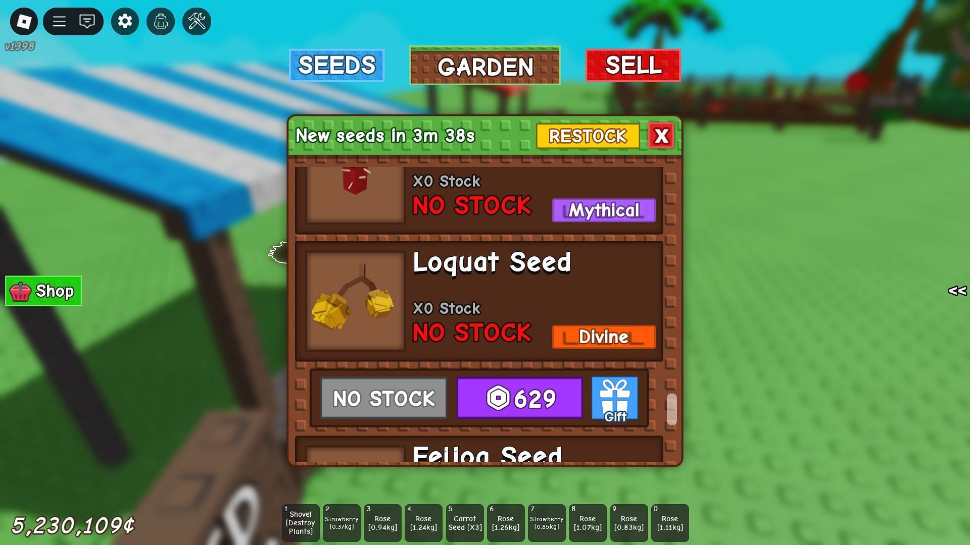 The Loquat Seed (Image via Roblox)